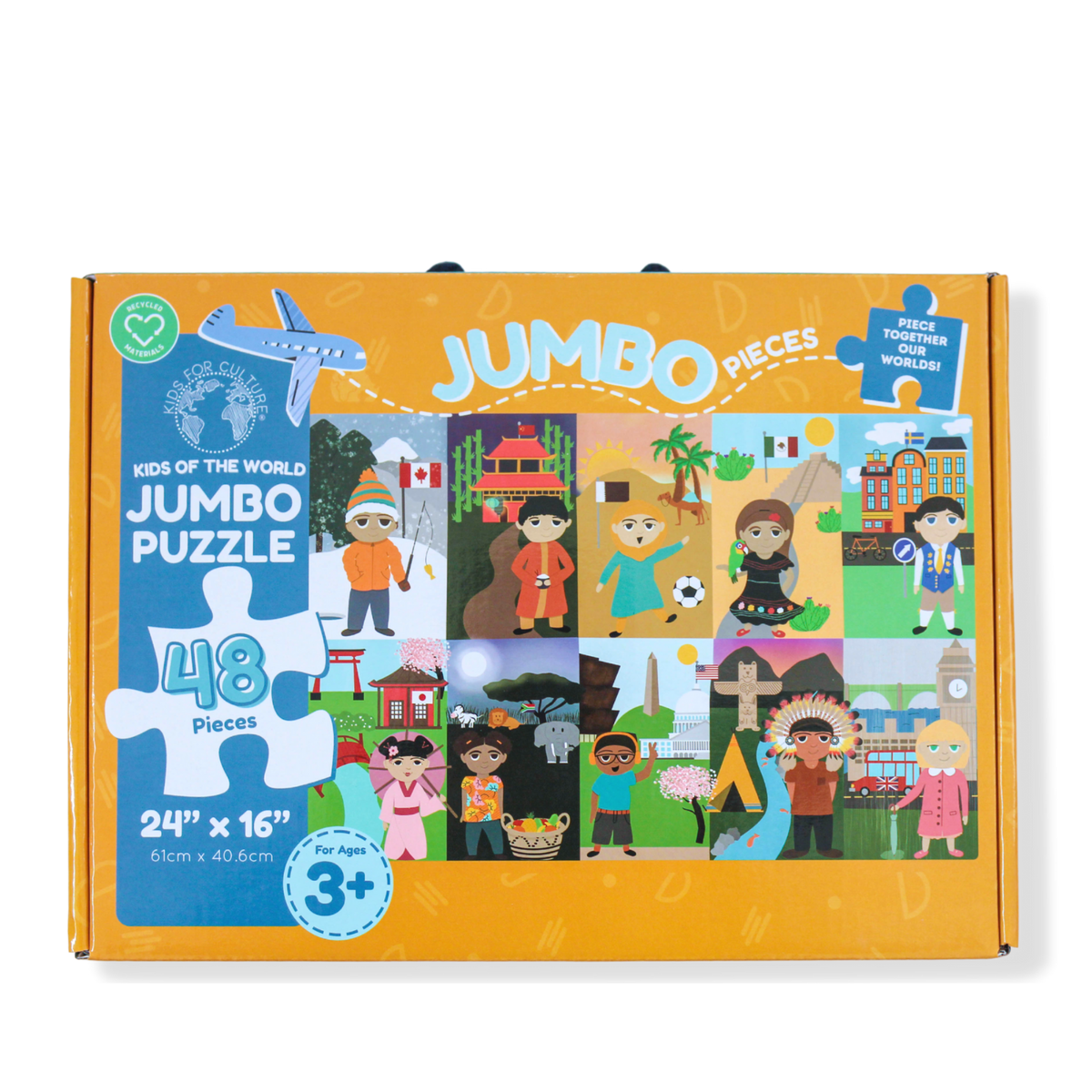 Kids of the World Jumbo Puzzle 48 Pieces Kids for Culture®️
