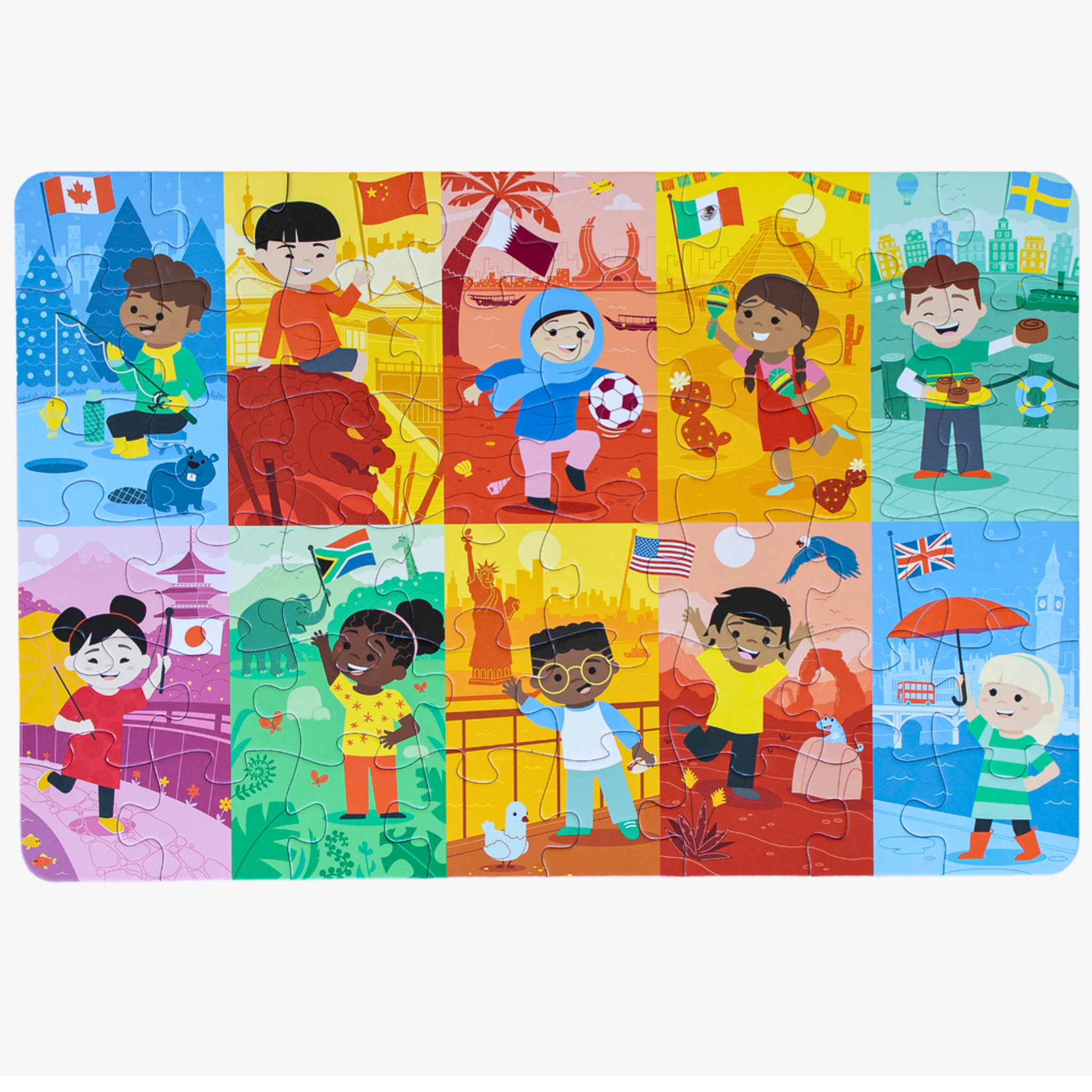 Kids of the World: Jumbo Puzzle - 48 Pieces – Kids for Culture®️